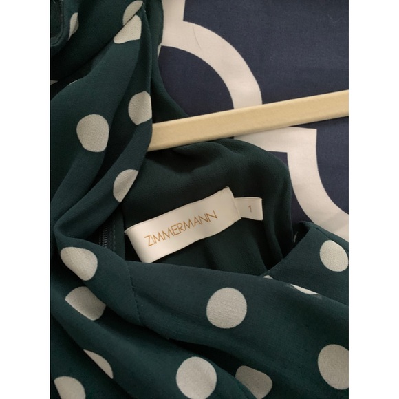 Zimmermann sunray pleated polka-dot chiffon maxi dress - Picture 4 of 6